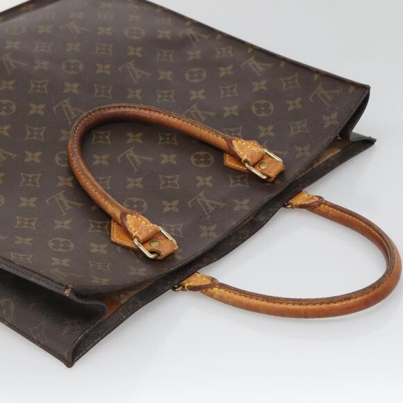 LOUIS VUITTON Monogram Sac Plat Hand Bag M51140 - Picture 6 of 12
